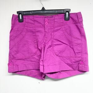 THE NORTH FACE Womens Pink Hiking Shorts Regular Outdoor Flat Front Size 2